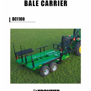 Frontier Bale Carrier BC1108 Operators Manual