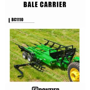 Frontier Bale Carrier NC1110 Operators Manual