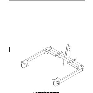 Frontier Bale Unroller 3 PT Hitch BU1060 Operators Manual
