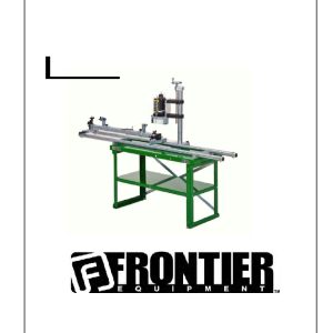 Frontier Bedknife Grinder BG1000 Operators Assembly Service Manual EN ES