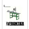 Frontier Bedknife Grinder BG1000 Operators Assembly Service Manual EN FR