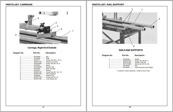Frontier Bedknife Grinder BG1000 Operators Assembly Service Manual EN FR 1