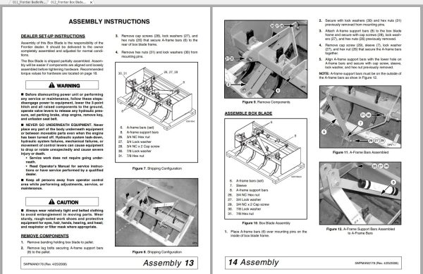Frontier Box Blade BB1048L Operators Manual 1