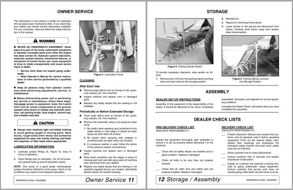 Frontier Core Aerators CA1048 CA1072 Operators Manual 1