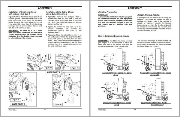 Frontier Debris Blower BL1130 Operators Manual 1