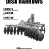 Frontier Disk Harrow DH1376 DH1396 Operators Manual