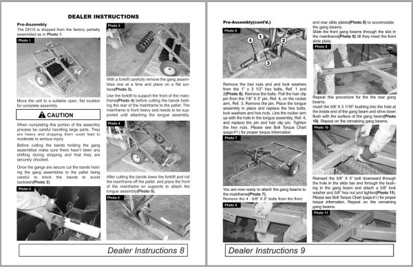Frontier Disk Harrow DH1508 DH1512 Operators Manual 2017 1