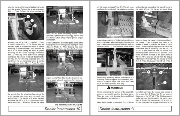 Frontier Disk Harrow DH1610 DH1615 Operators Manual 2010 1