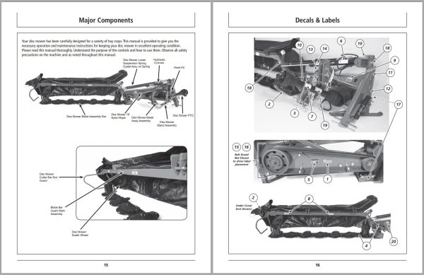 Frontier Disk Mowers DM5050 DM5070 Operators Manual 1