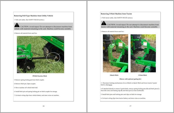 Frontier Food Plot Seeders FP2204 FP2208 Operators Manual 1