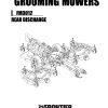 Frontier Grooming Mowers FM3012 Operators Manual