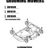 Frontier Grooming Mowers GM1060R GM1084R Operators Manual 2002