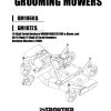 Frontier Grooming Mowers GM1060S GM1072S Operators Manual