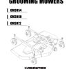 Frontier Grooming Mowers GM3054 GM3072 Operators Manual