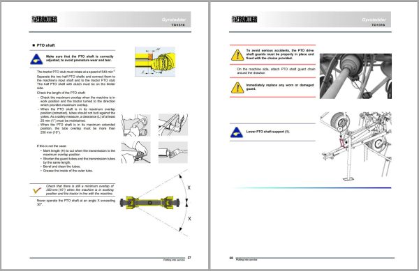 Frontier Gyrotedder TD1316 Operators Manual 1
