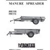 Frontier Manure Spreader MS1108 MS1112 Operators Manual