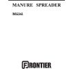 Frontier Manure Spreader MS2342 Operators Manual