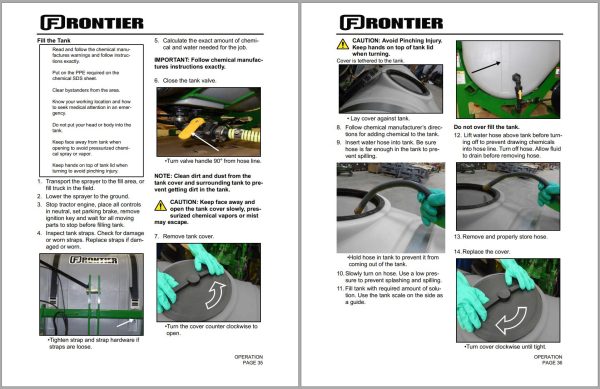Frontier Mounted Liquid Sprayer LS1125 LS1140 Operators Manual 2017 1