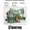 Frontier Mounted Liquid Sprayer LS1125 LS1145 Operators Manual 2017