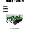 Frontier Mulch Finishers MF1204 MF1208 Operators Manual