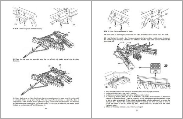 Frontier Offset Agricultural Disks DH5108 DH5116 Operators Manual 1