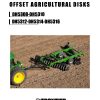 Frontier Offset Agricultural Disks DH5308 DH5316 Operators Manual
