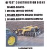 Frontier Offset Construction Disks DH5410C DH5615C Operators Manual