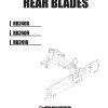 Frontier Rear Blades RB2408 RB2410 Operators Manual