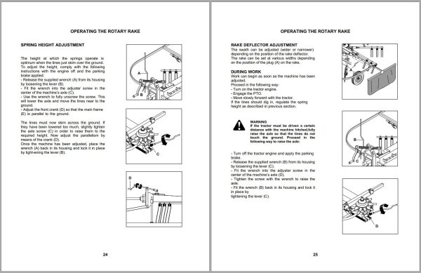Frontier Rotary Rake RR1012E Operators Manual 1