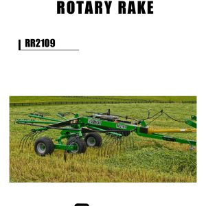 Frontier Rotary Rake RR2109 Operators Manual
