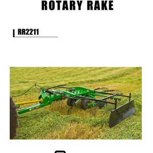 Frontier Rotary Rake RR2211 Operators Manual