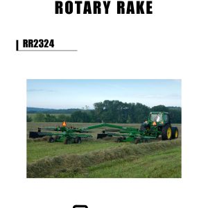 Frontier Rotary Rake RR2324 Operators Manual