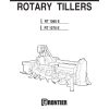 Frontier Rotary Tillers RT1060E RT1070E Operators Manual