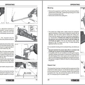 Frontier Sickle Bar Sb3106 Sb3108 Operators Manual 2009 1