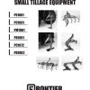 Frontier Small Tillage Equipment PS1001 PB1002 Operators Manual