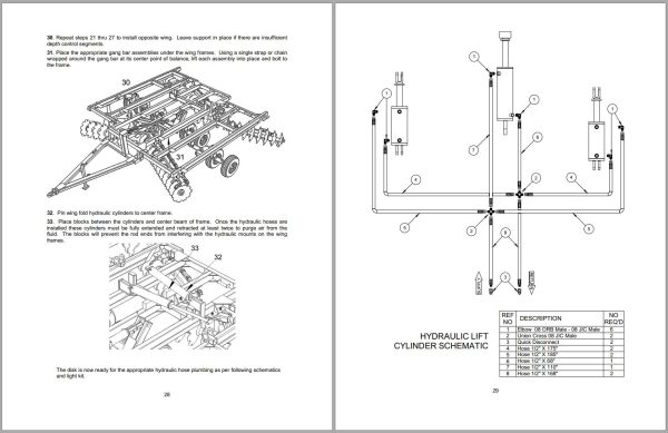 Frontier Tandem Agricultural Disks TM5118 TM5124 Operators Manual 1