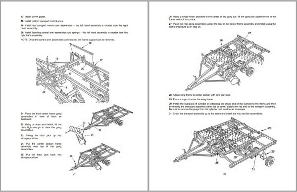 Frontier Tandem Agricultural Disks TM5129 TM5132 Operators Manual 1