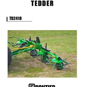 Frontier Tedder TD2418 Operators Manual