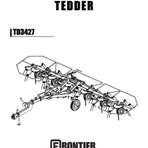 Frontier Tedder TD3427 Operators Manual