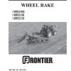 Frontier Wheel Rake WR3108 WR3112 Operators Manual