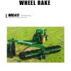 Frontier Wheel Rake WR5417 Operators Manual