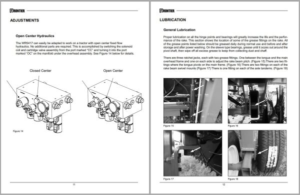 Frontier Wheel Rake WR5417 Operators Manual 1