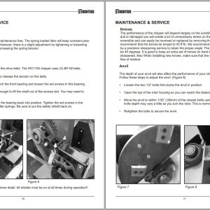 Frontier Wood Chipper Wc1105 Operators Manual 1