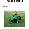 Frontier Wood Chipper WC1208 Operators Manual 2012