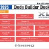Hino Truck 2025 Body Builder Book Chassis Guide CAN 1