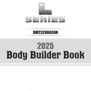 Hino Truck 2025 Body Builder Book Chassis Guide CAN 2