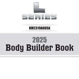 Hino Truck 2025 Body Builder Book Chassis Guide USA 2