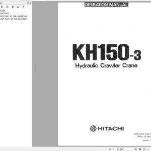 Hitachi Crawler Crane 3.54 GB Full All Model Shop Manual 2