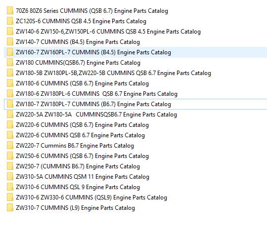 Hitachi Cummins Engine Collection PDF Parts Catalog 2 1