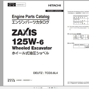 Hitachi DEUTZ TCD Collection PDF Engine Parts Catalog 3